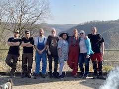 Aufräumaktion auf der Loreley, aber in Zivil